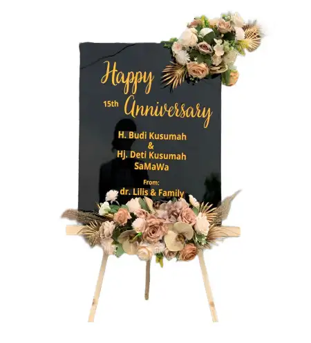 Papan Bunga Akrilik Garden Party Bogor